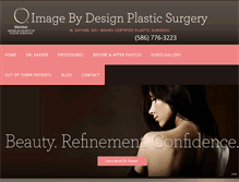 Tablet Screenshot of imagebydesignmd.com